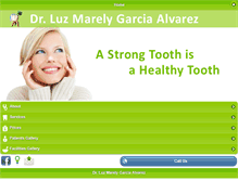 Tablet Screenshot of dentistluzmarely.com